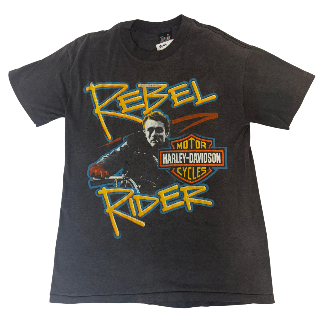Rebel Rider 1987 James Dean Harley Davidson Tee - M