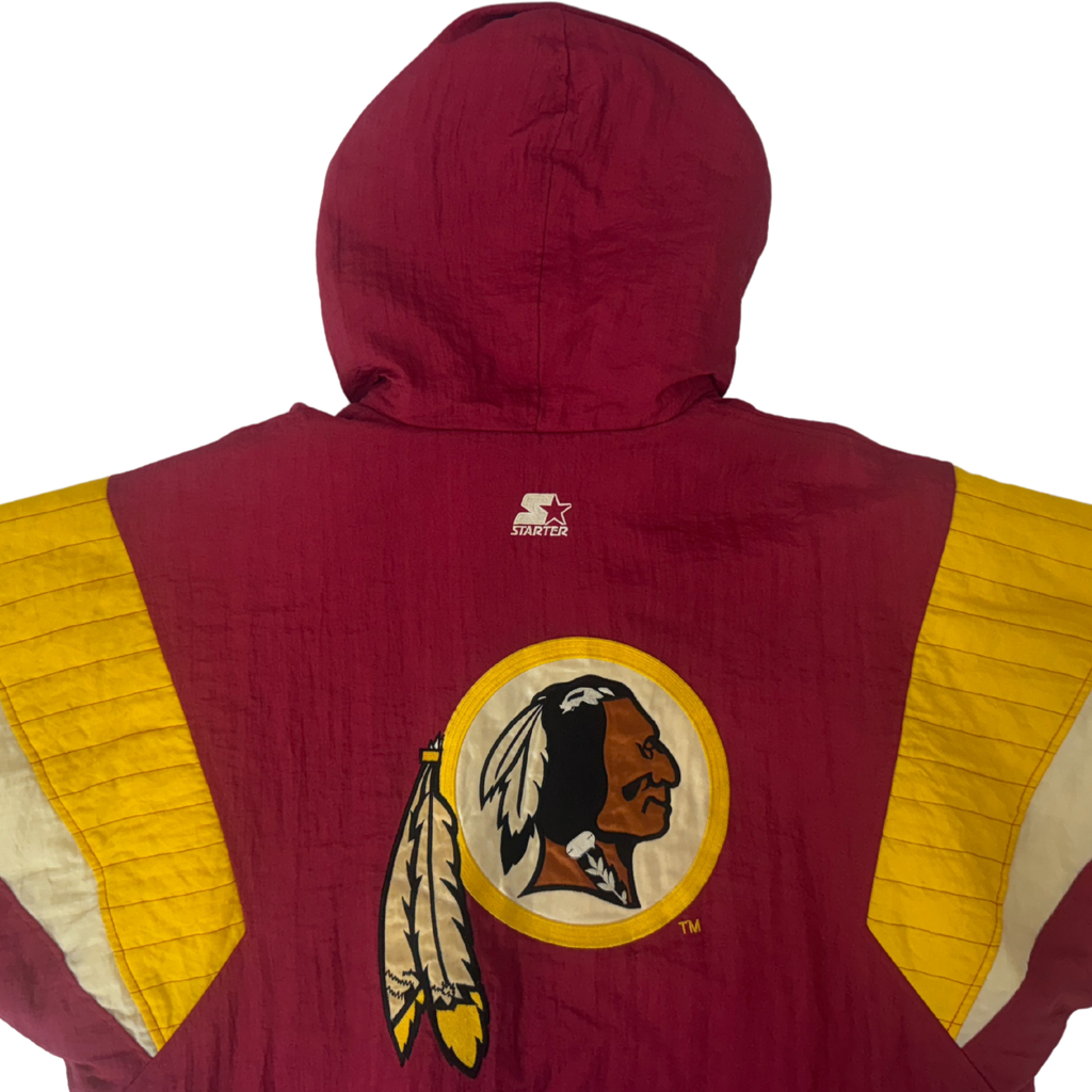 Redskins Quarter Zip Puffer - M