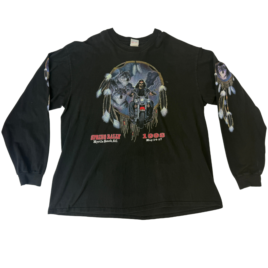 1998 Spring Rally Motorcycle Longsleeve - 2XL