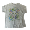 Cat in Flowers Tee - XL