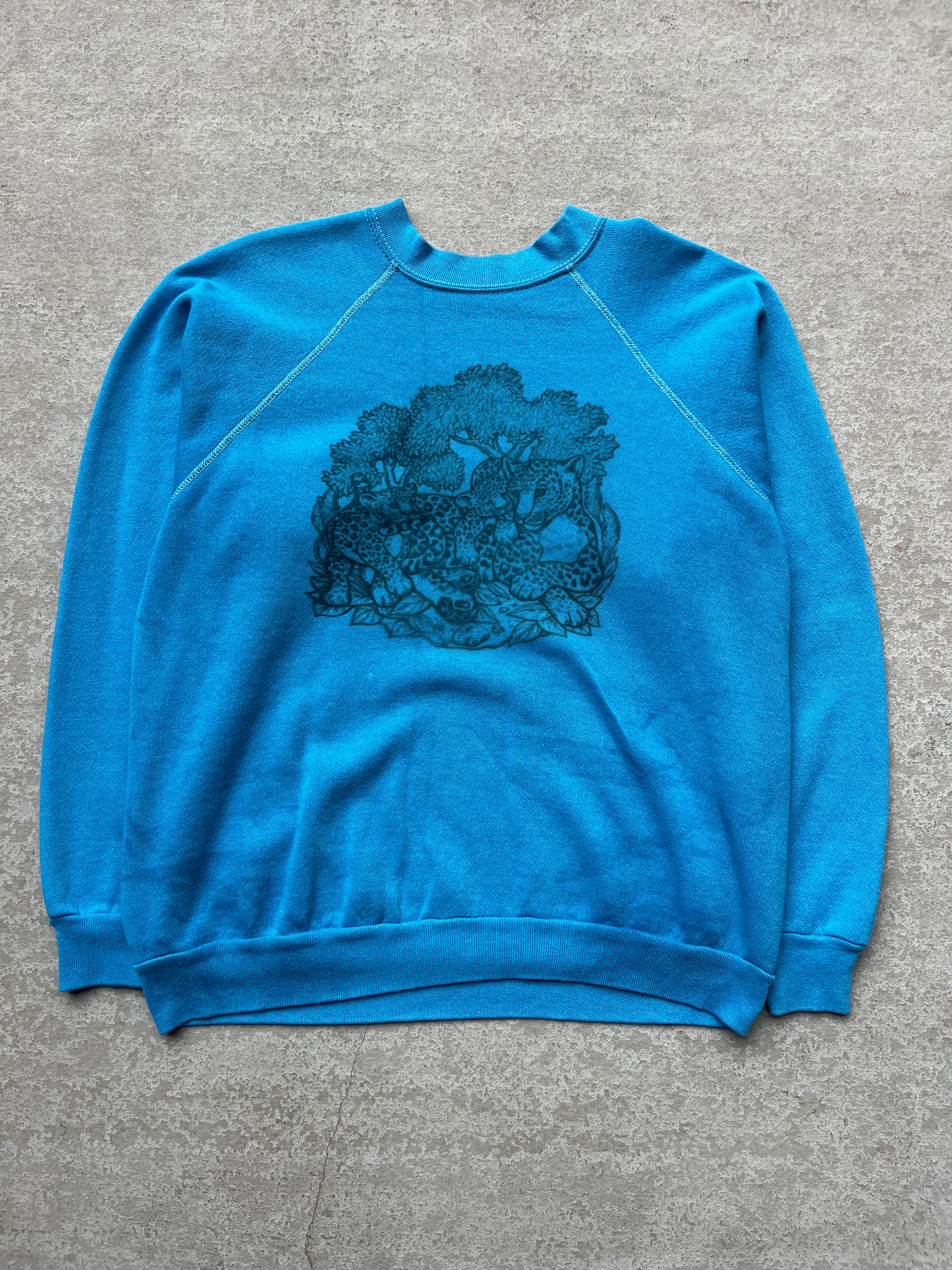 Leopard Nature Crewneck - M