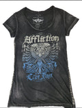 Ladies Affliction top Size L
