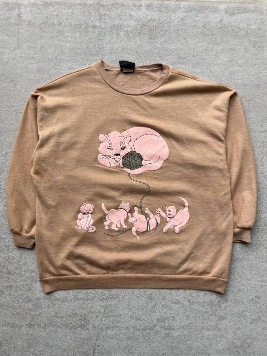 Cats Crewneck - L